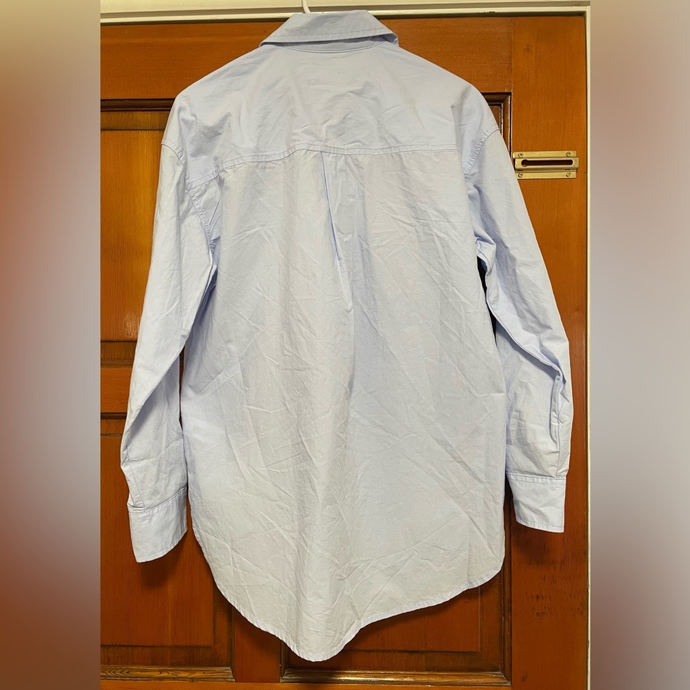NWT Universal Thread Blue Casual Button Down Shirt - Picture 3 of 5